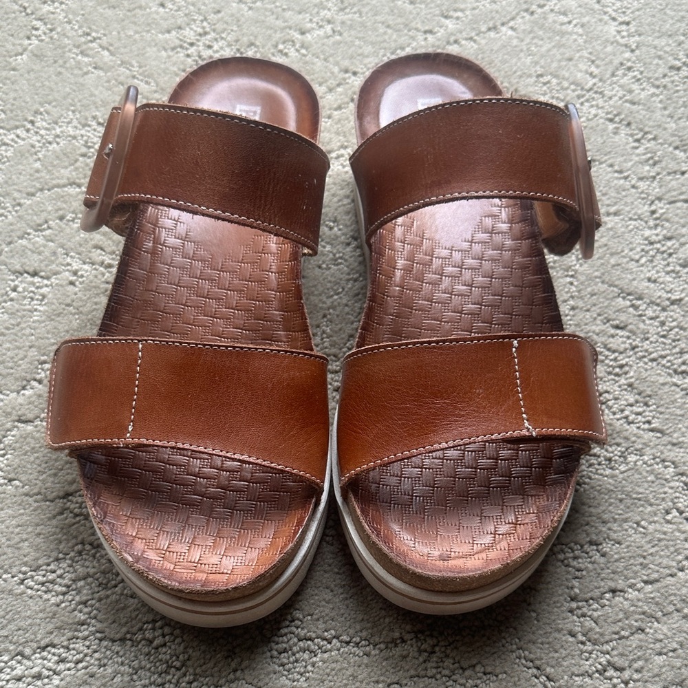 Pikolinos Brand Tan Cork Sandals